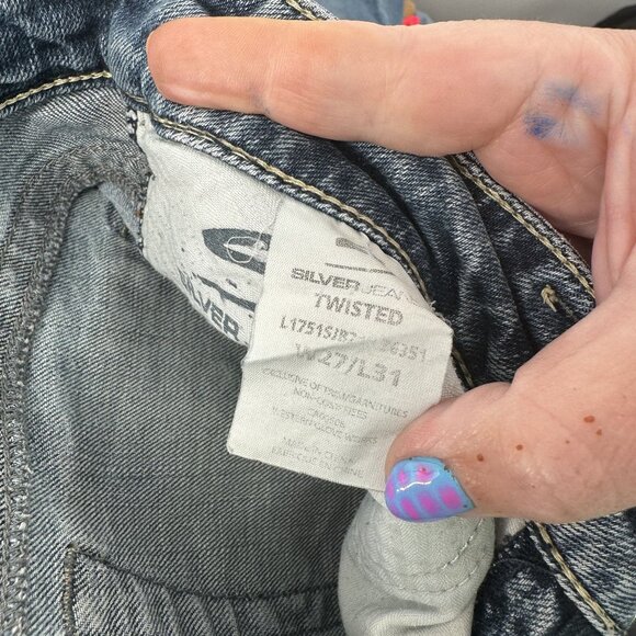 Silver‎ Jeans Womens Twisted  Size 27 x 31 - Picture 5 of 10